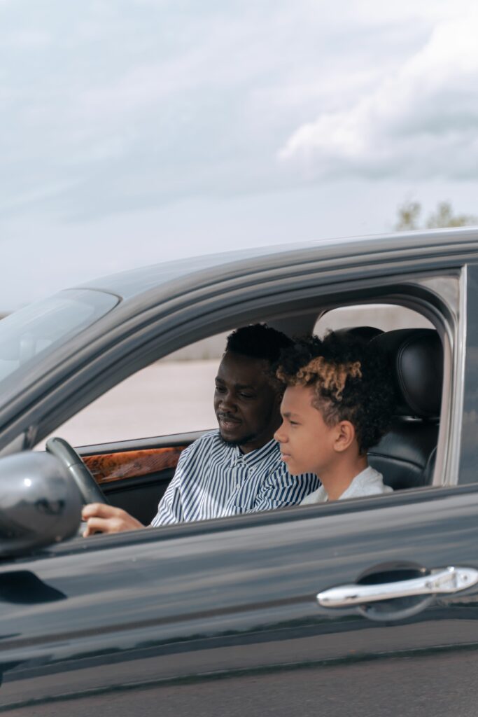 Leçon de conduite accompagnée en voiture